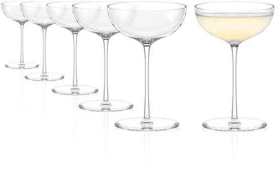 Stölzle - Kyoto - Champagneglazen - Set van 6 - 31,8 cl - Champagnecoupes