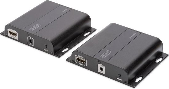 Digitus DS-55122 audio/video extender AV-zender & ontvanger Zwart