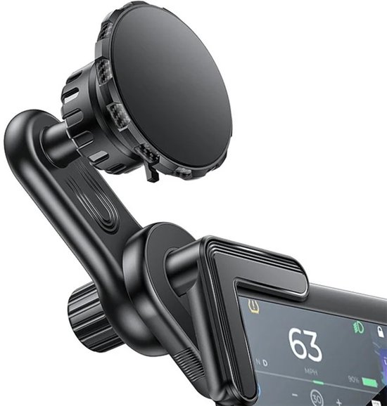 Telefoonhouders Auto Magnetisch - Autohouder - Geschikt Voor Auto Scherm / Lcd / Screen - GSM Houder Auto Magneet voor Car Screen - Verstelbaar - 360 Graden Draaibaar - Inclusief Magneetstickers