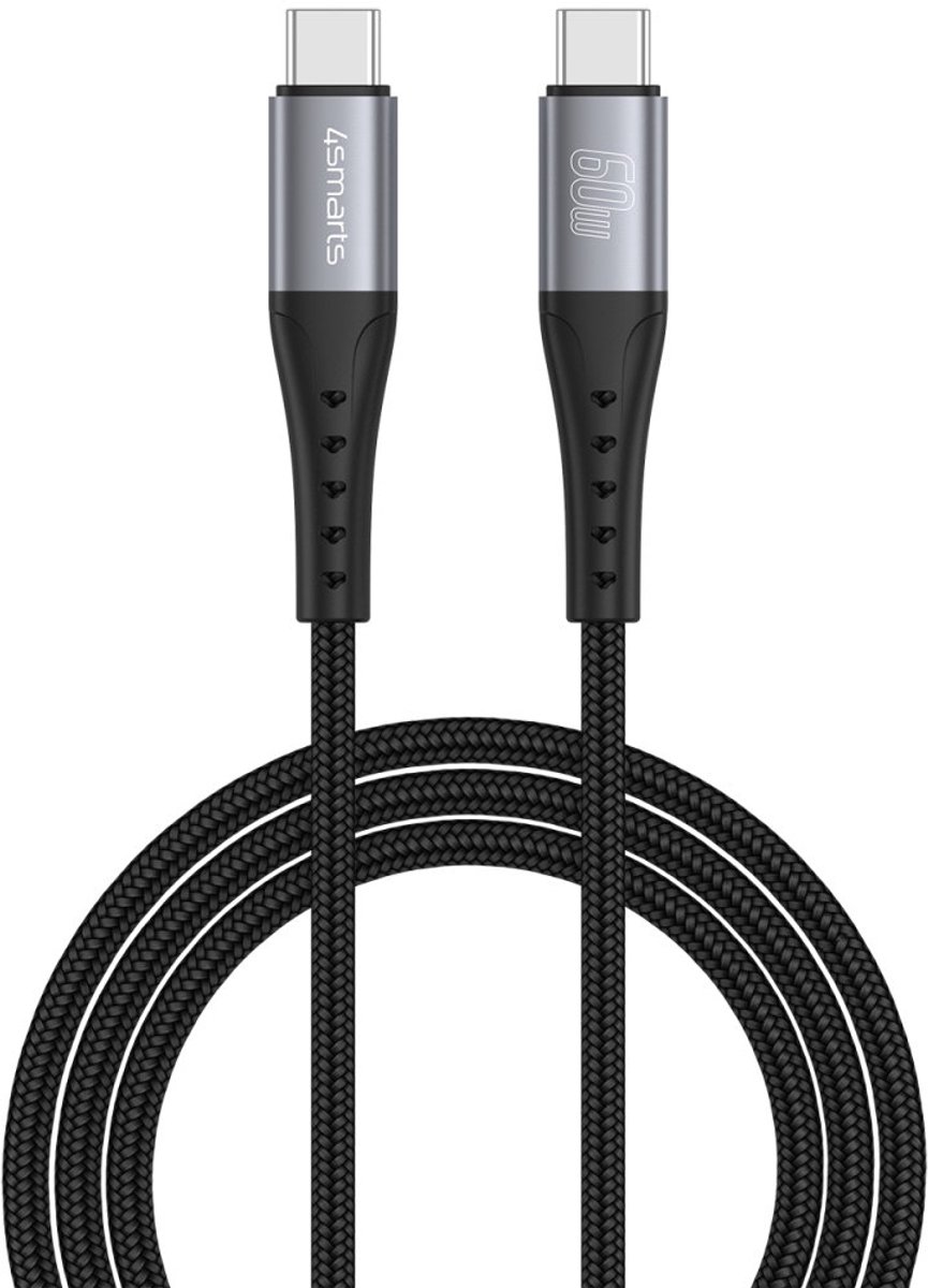 4smarts 541454 USB-kabel 1,5 m USB C Zwart