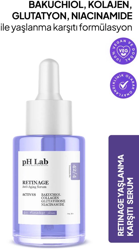 Ph Lab -Retinage Anti Aging Gezichtsserum, Anti Wrinkle Serum 30 ml, Korean Skincare