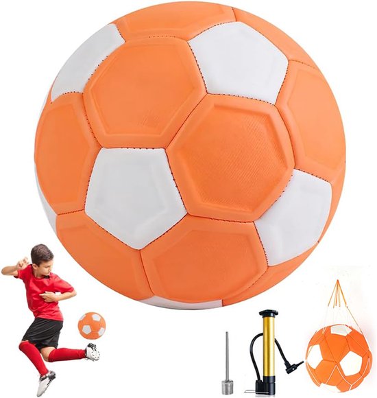 Kickerball Bal Met Effect Dat Een Bochtige Baan Markeert Bij Kickerball Ballon Met Effect Dat Een Gebogen Baan Markeert Kickerball Effect Bal
