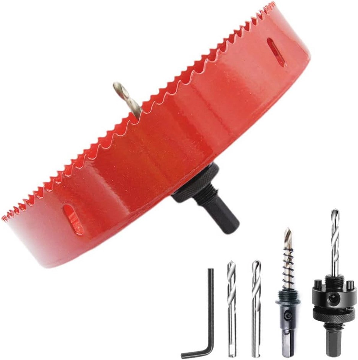 Kroon 220mm Heavy Duty Schachtboor voor Hout, Aluminium, PVC en Meer