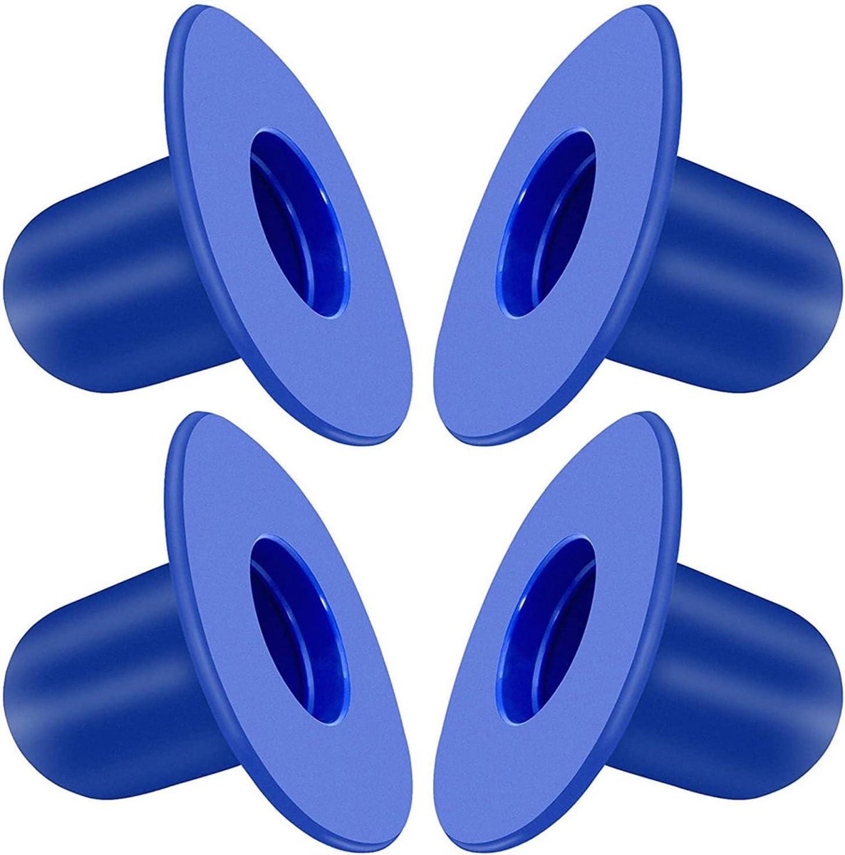 Trankielo - Zwembadstoppers - Blauwe reservestops voor zwembadfilterpomp - 4 stuks