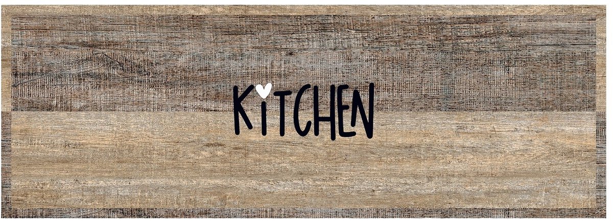 MD Entree - Keukenloper - Vloerkleed - Machinewasbaar - Cook & Wash - Love Suisse Kitchen - 50 x 150 cm