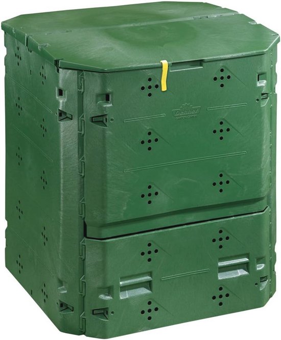 Thermo Compostbak met Ventilatiesysteem | 420 Liter Tuincompost Bak ...