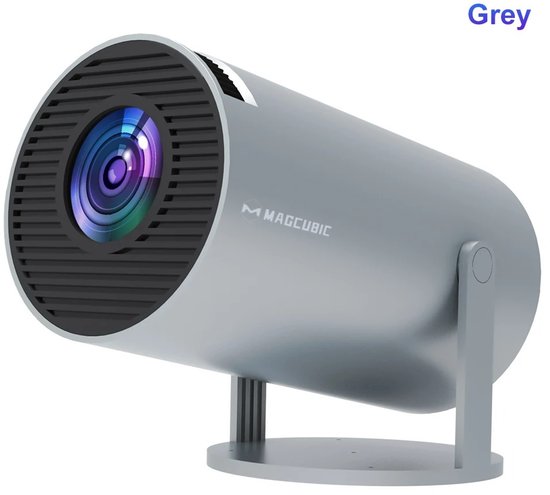 Jurrys Beamer - Mini - Projector - Outdoor - Wifi - Android - Draagbaar - Grijs - Bluetooth - 5W Speaker - HDMI - Indoor