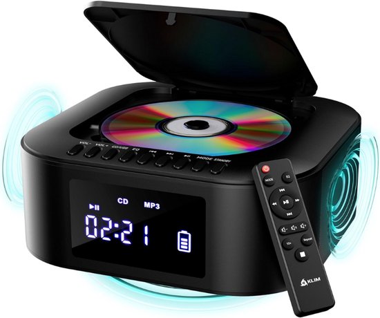 Oakcastle CD200 Draagbare CD-speler Boombox met Bluetooth & FM-radio, 3 Oakcastle CD200 Draagbare CD-speler Boombox met Bluetooth & FM-radio, 3