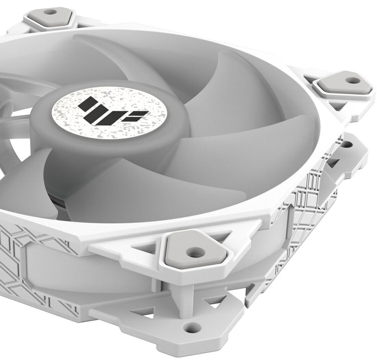 ASUS TUF GAMING TF120 ARGB WHITE EDITION 3IN1 Computer behuizing Luchtkoeler 12 cm Wit 3 stuk(s)
