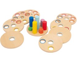 Small Foot - Houten Stapelspel Logisteck Educatief, 9dlg.