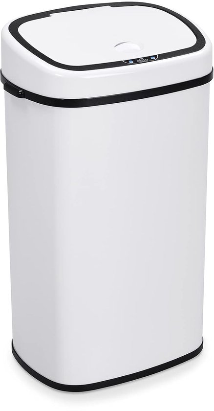 SVITA Sensor Afvalemmer 68L - Stalen Afvalemmer Met Sensor Afvalemmer Keuken Grijs 1079940912