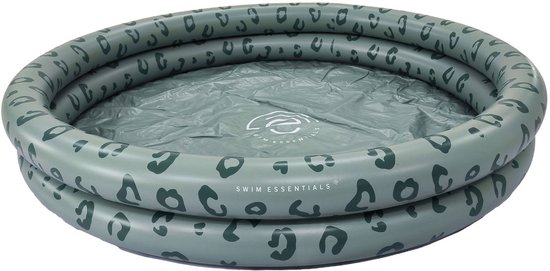 Piscine Opblaasbaar Swim Essentials - Piscine Bébé & Kinder - Imprimé Panthère Verte - Ø 100 cm