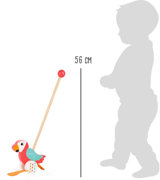 small foot - Push-along Animal Parrot "Lori" van Small Foot — afbeelding 4
