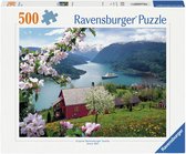 Ravensburger puzzel Scandinavische Idylle landschap - Puzzel - 500 stukjes - Vanaf 12 jaar