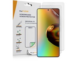 kwmobile Set of 3 Screen Protectors Compatible with Xiaomi Redmi Note 13 Pro 5G / Poco X6 5G - Anti-Glare Anti-Fingerprint Display Films - Matte