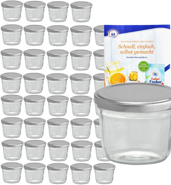 set di 100 tumbler 230ml vaso per conserve + coperchio TO