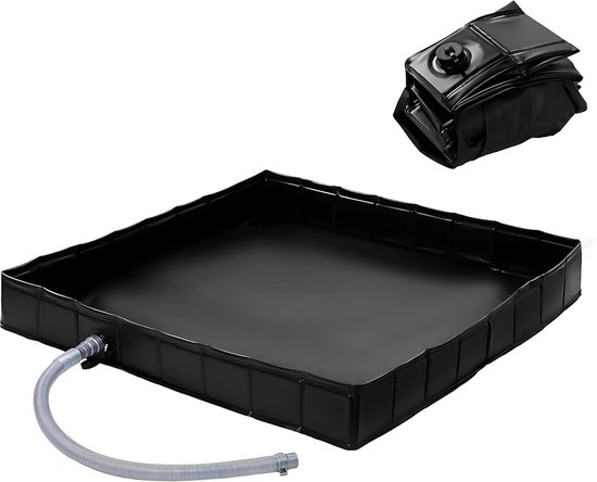 Opvouwbare douchebak – draagbaar – 104 x 104 x 13 cm