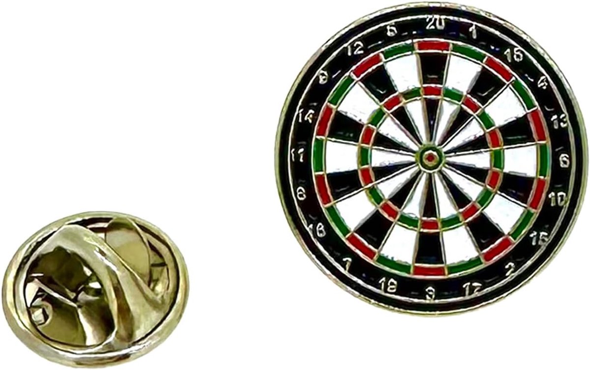Kleurrijke dartbord-prikkers - modieus accessoire - vrolijk design