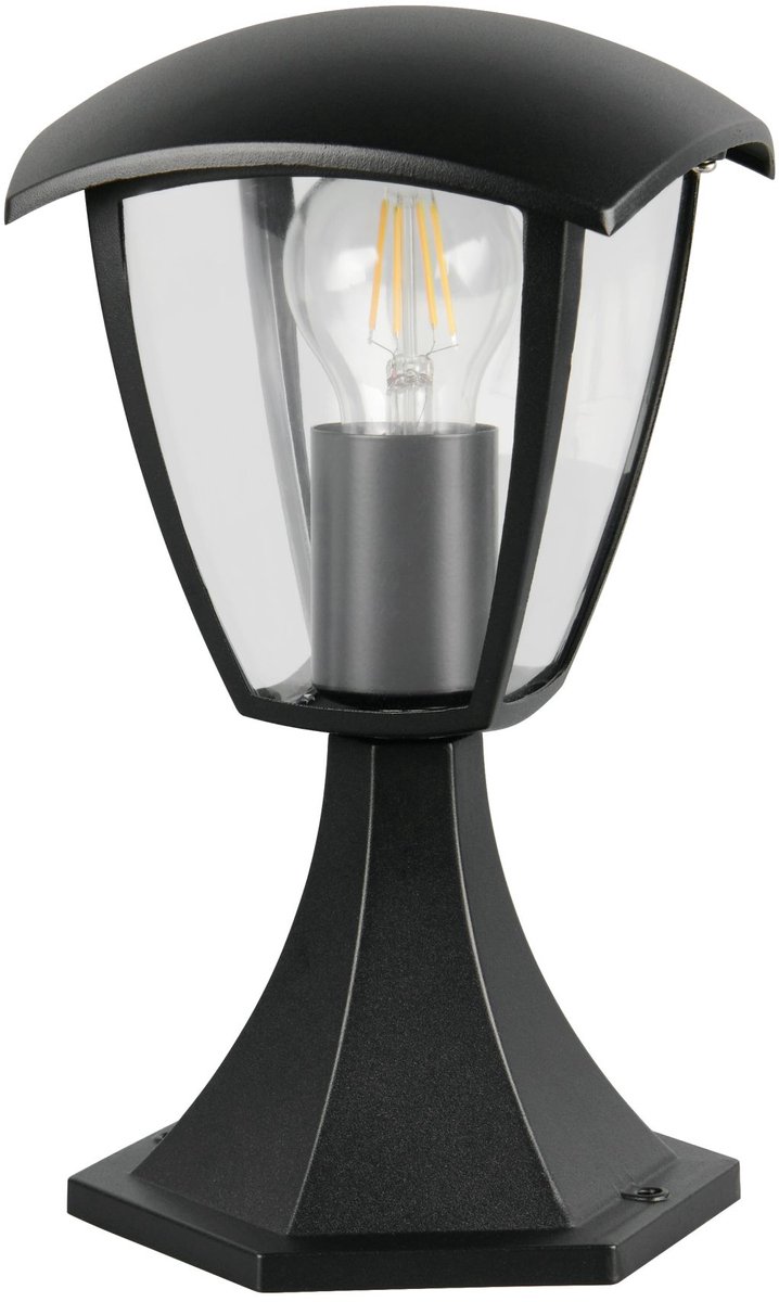 TRIO VENTA - Paalverlichting - Zwart mat - excl. 1x E27 4 W - - Buitenverlichting - IP44