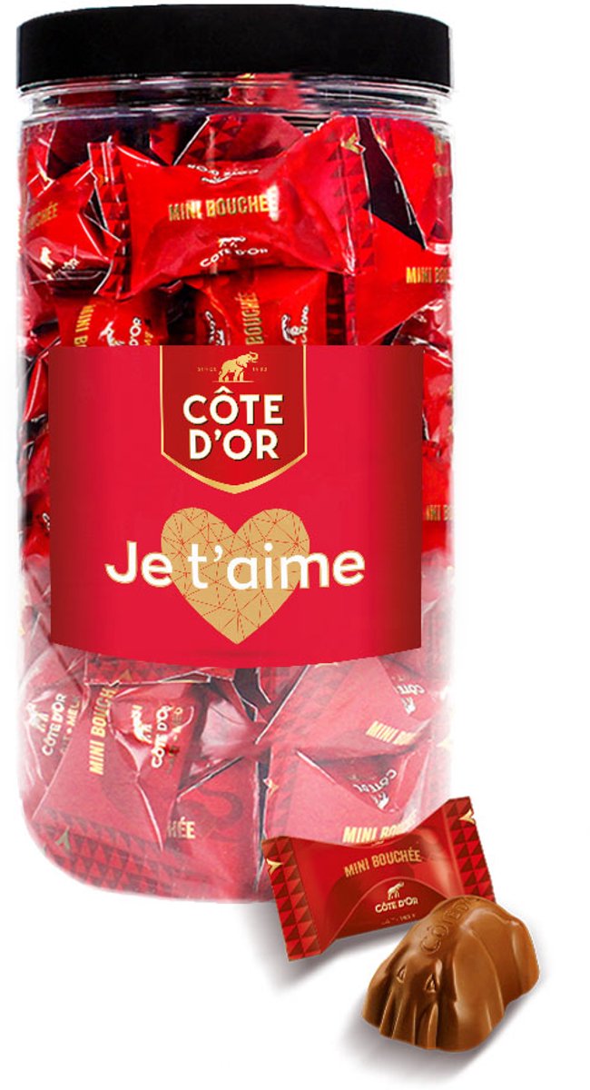 Cote d'Or Mini Bouchée "je t'aime" - melkchocolade met praliné - 500g