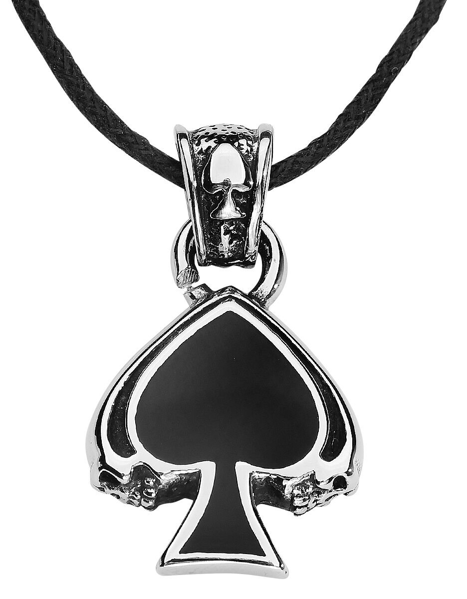 Goedkoopste etNox hard and heavy Black Spade Halsketting zilverkleurig Heren