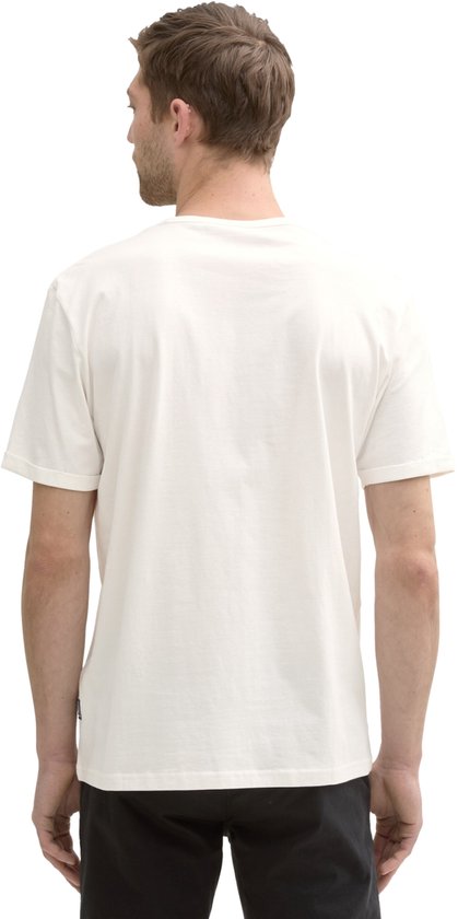 T-shirt Tom Tailor avec logo 1046733xx10 10332 Homme Taille - L