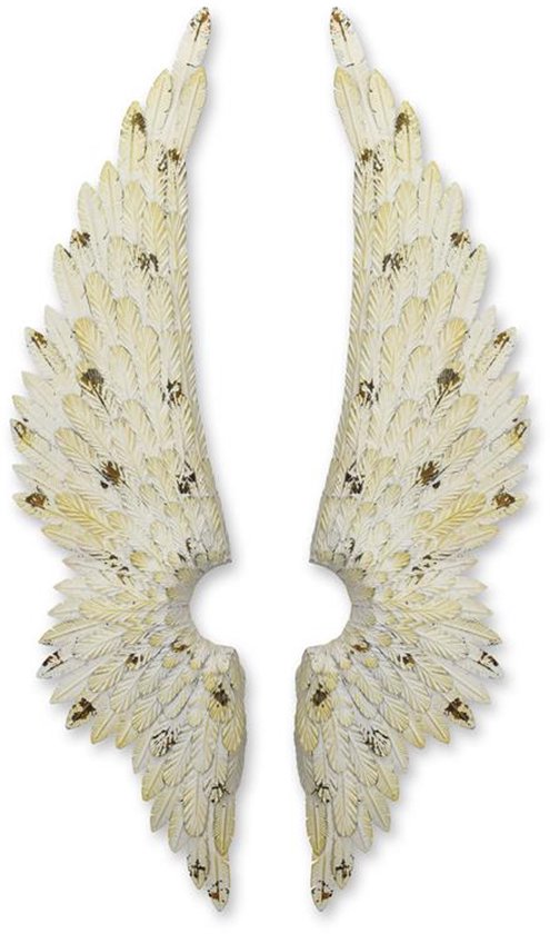 Engelenvleugels - Wanddecoratie - Metaal - 106,5 cm hoog