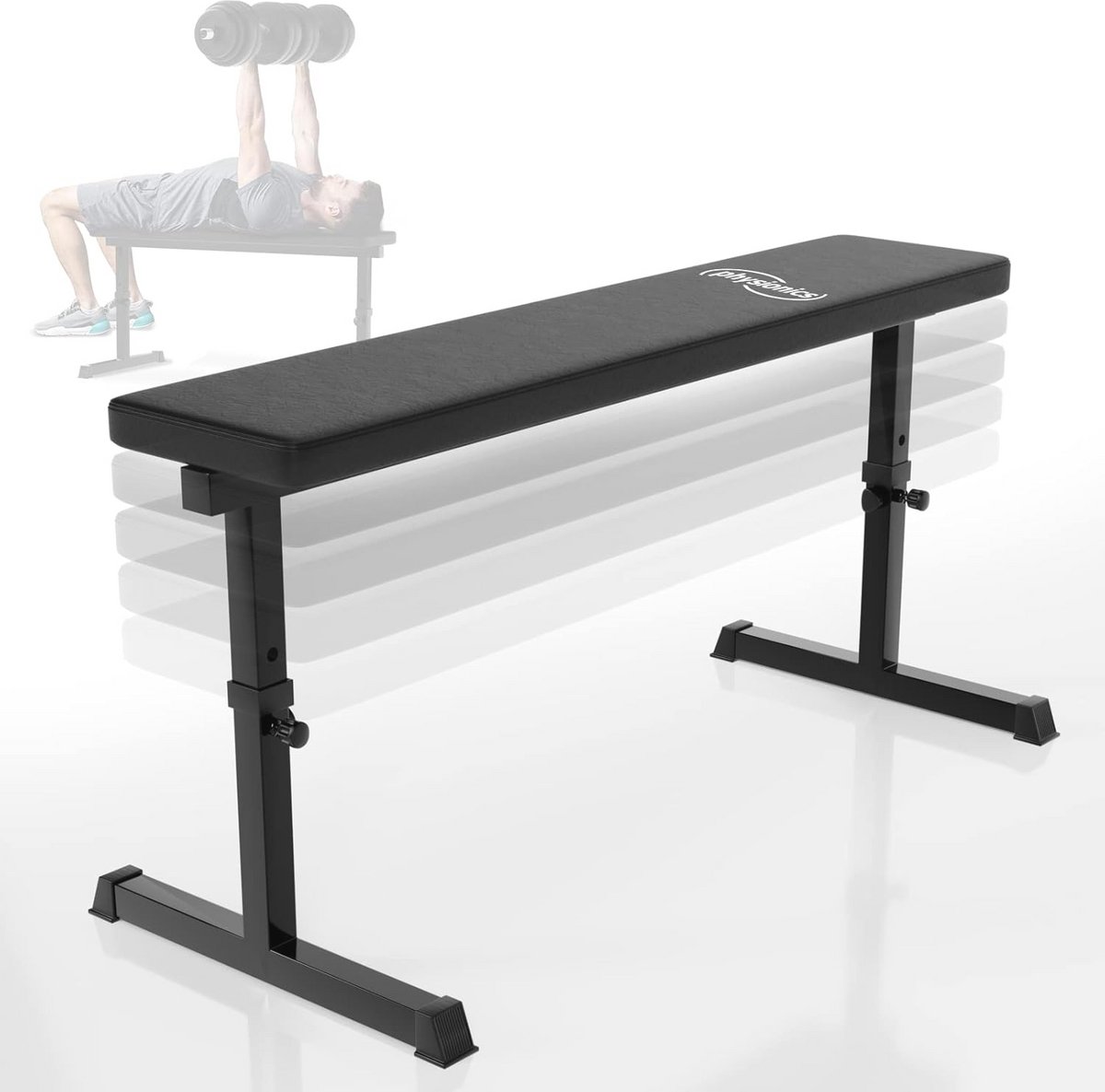 Verstelbare Platte Bank - Multifunctionele Fitnessbank voor Thuis