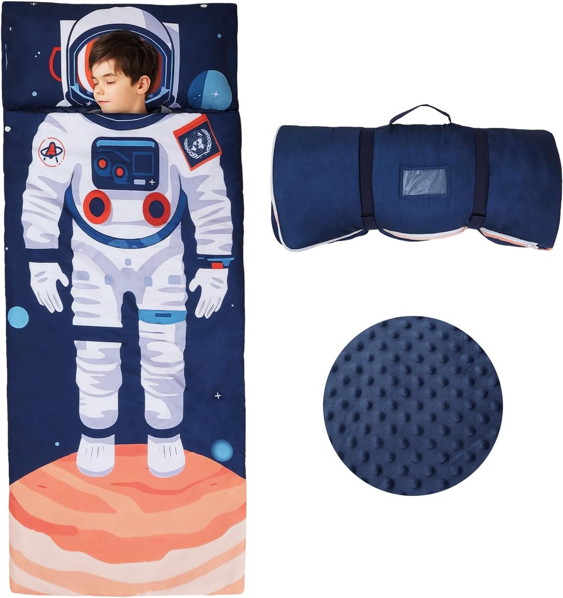 Ibenzoa® Zachte en Warme Slaapzak met Dubbele Rits voor Kinderen - Comfortabel voor Alle Weersomstandigheden
