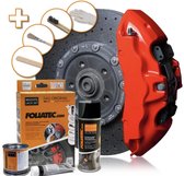 Foliatec Remklauwlakset - Performance Rood - 3 componenten