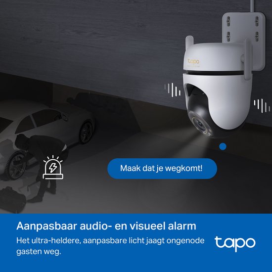 TP-Link Tapo C530WS-Beveiligingscamera- Outdoor- 3K 5MP- IP66- Wifi camera van TP-Link — afbeelding 4