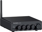 Audio versterker, 50 W x 2 stereo digitale versterkers, HIFI Bluetooth 5.0 digitale audio versterker board geheugenkaartspeler (zwart