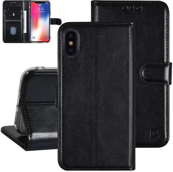 Étui portefeuille de Luxe iPhone X / XS avec support et fonction pivotante