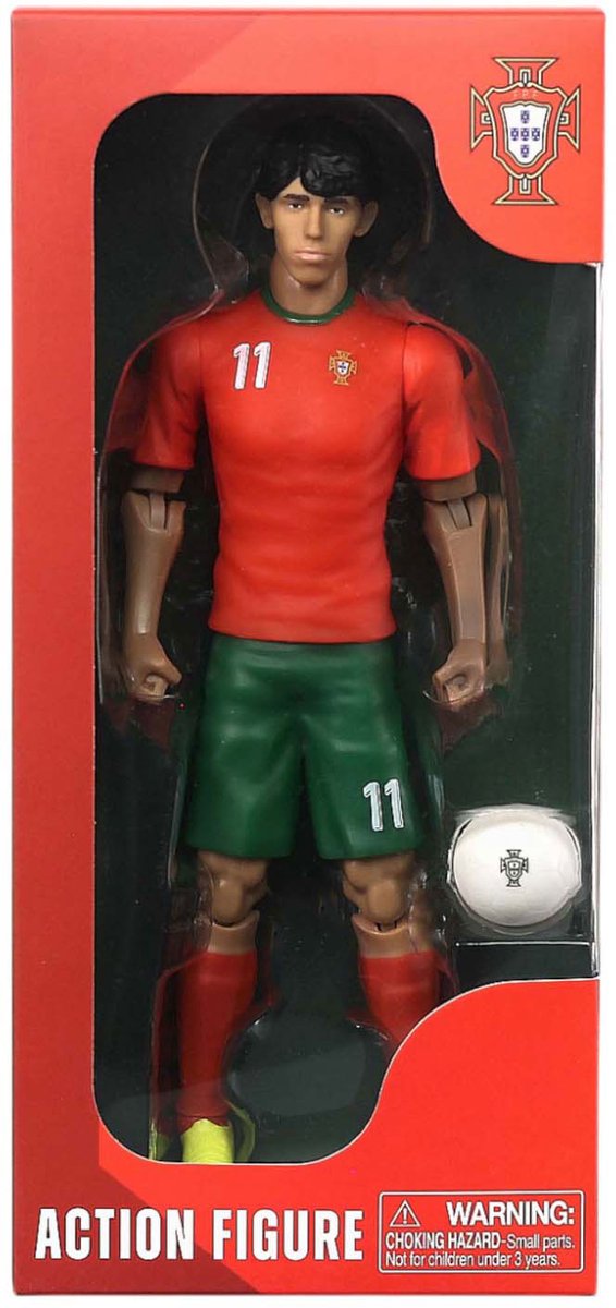 Voetbalfiguur Portugal Joao Felix actiefiguur 20cm speelgoed.