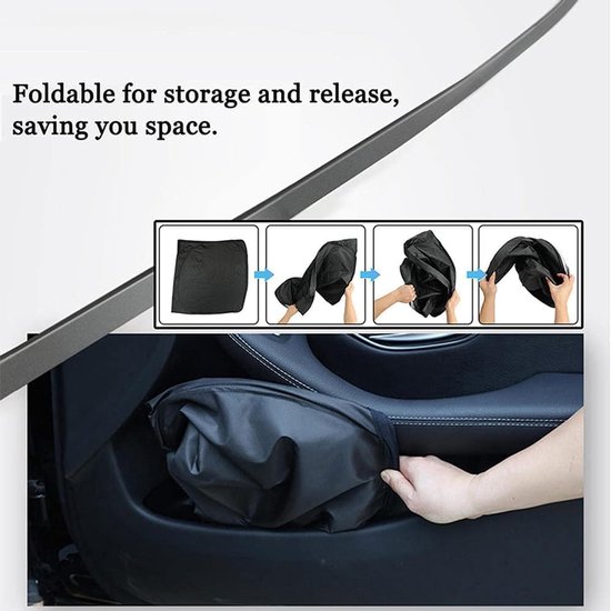 Zonnescherm Auto-Houd het voertuig koel-140x80CM-Zonnescherm voor SUV / kleine auto's / sedans van Merkloos — afbeelding 3