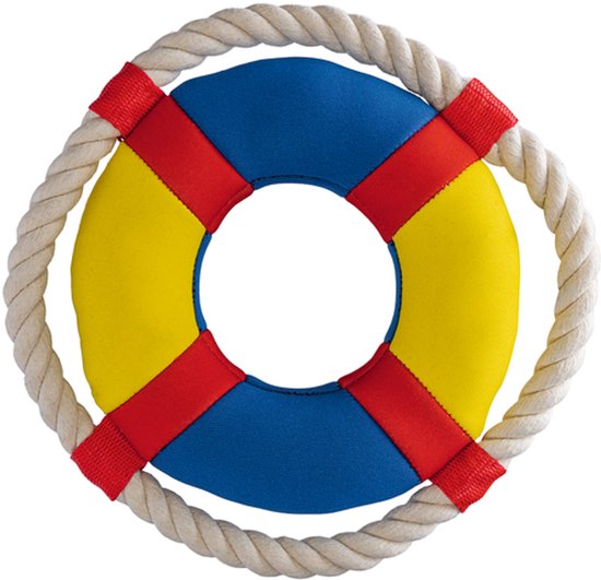 Beeztees Neopreen Hondenspeeltje Boei Multi 17,5 x 17,5 x 3 cm - Hond