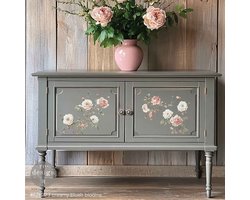 Redesign - Decor Transfer A4 - Creamy Blush Blooms