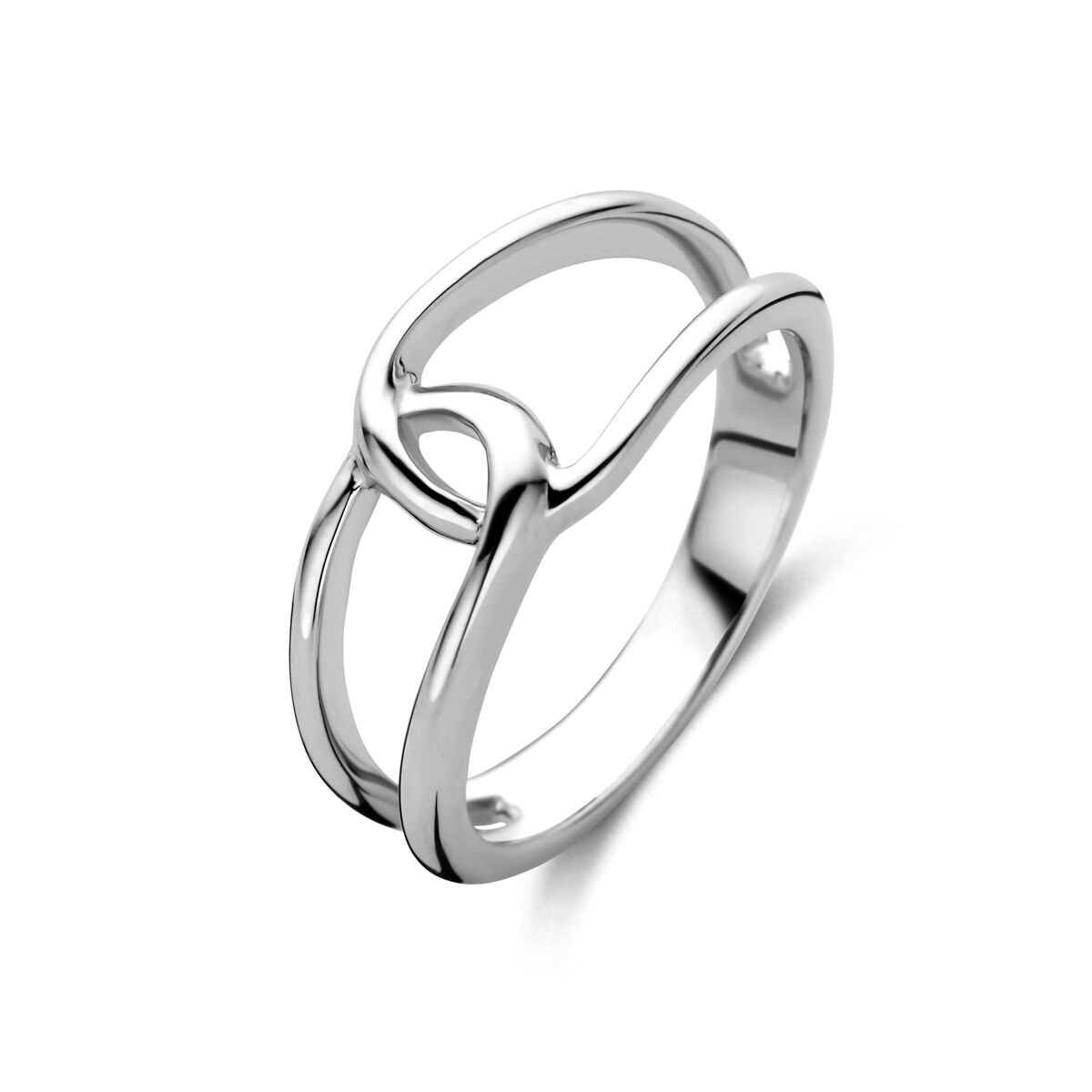 Zilveren Gerhodineerde Ring 1341029