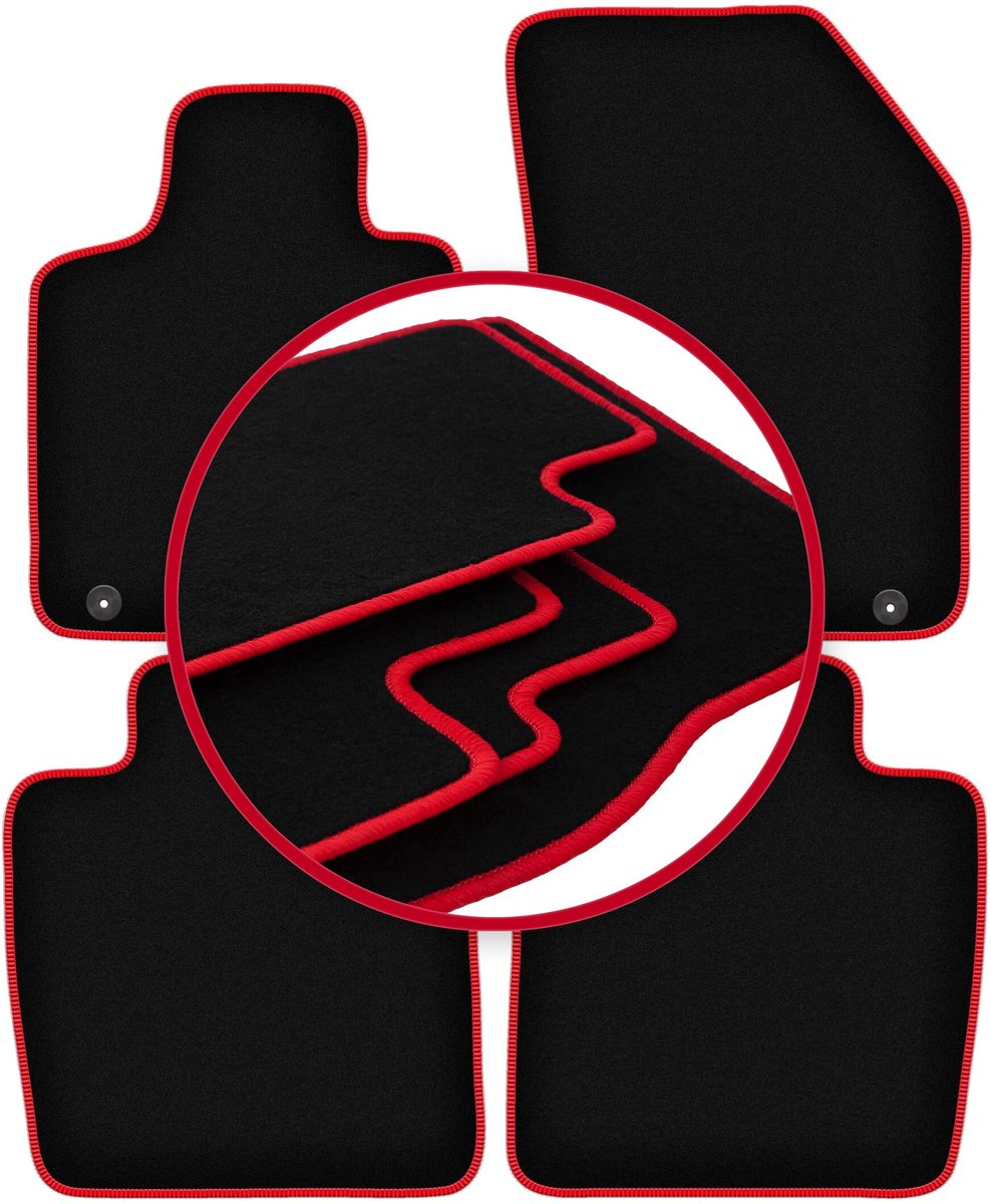 CARLUX-RED automatten voor: DS. 9 sedan (2020-)