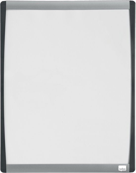 Nobo Whiteboard Met Gewelfde Lijst - 35,5 x 28cm - Inclusief Whiteboard Accessoires - Wit