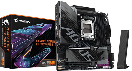 Gigabyte B840M ELITE WIFI6E B840 Socket AM5 micro ATX