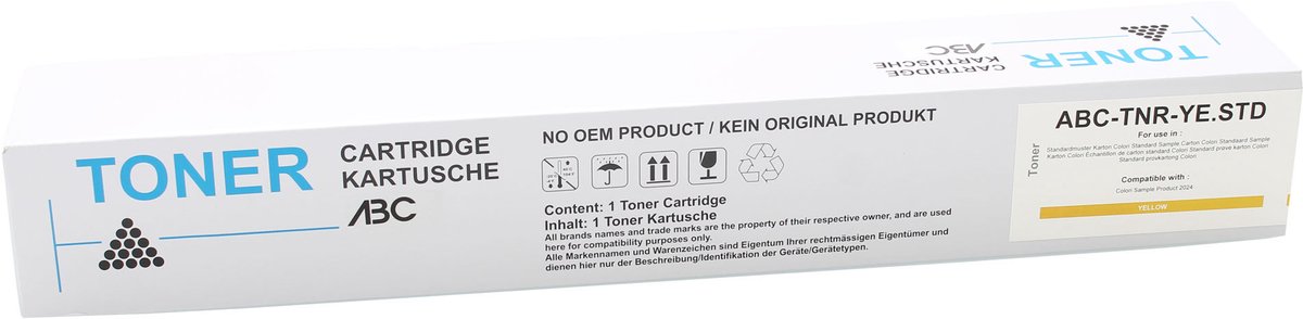 Image of ABC huismerk toner geschikt voor HP W9042MC Geel geschikt voor HP Color Laserjet Managed Flow MFP E77820 E77822 E77825 E77830 dn z