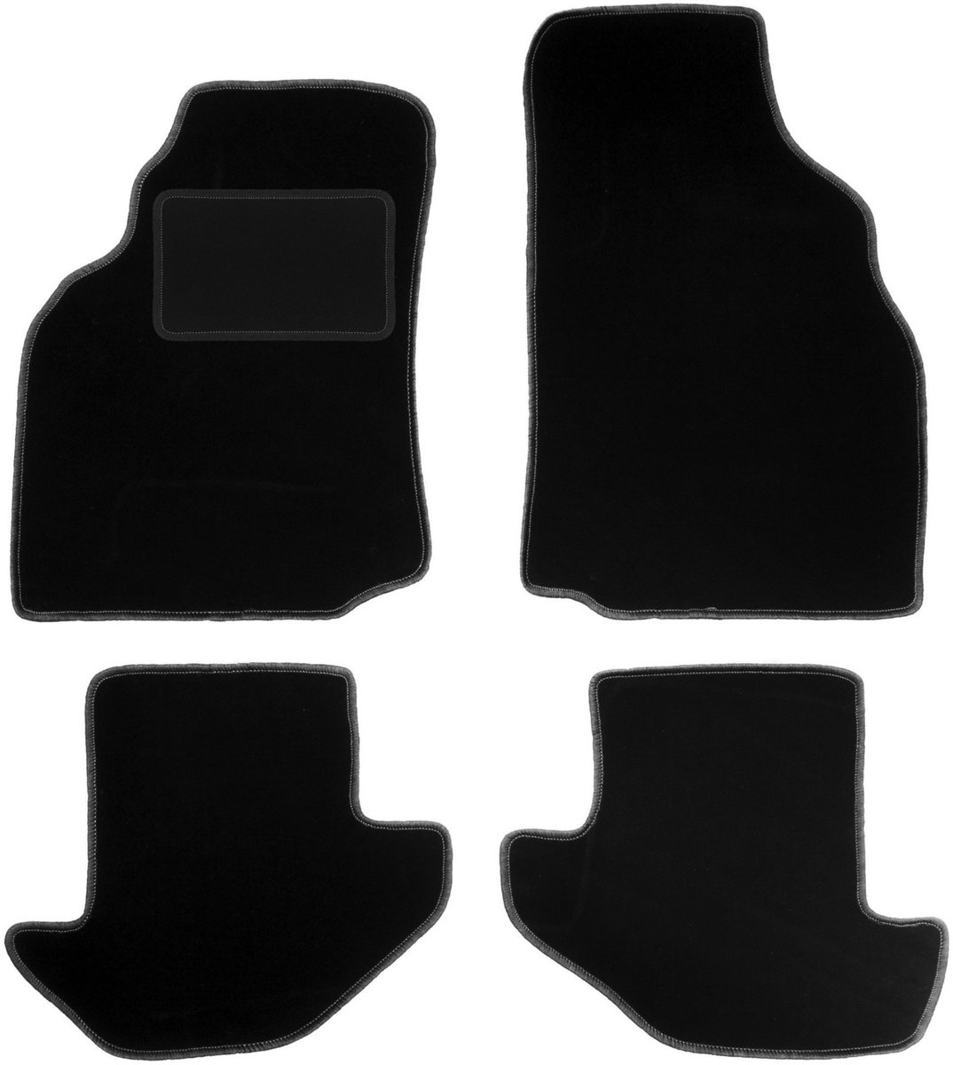 Zwarte veloursmatten voor: Ford Puma coupé (1997-2001)