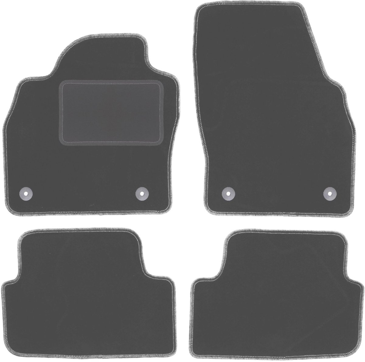 Grafiet automatten voor: Audi A1 II (GB) hatchback (2018-)