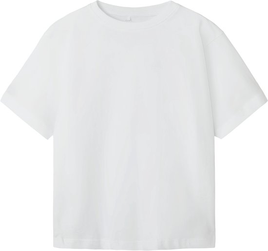 NAME IT NKMVOBBO SS NREG TOP NOOS Jongens T-shirt - Bright White