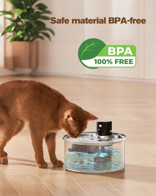 VKIMISS Kattenwaterfonteinfilter: vervanging voor huisdieren voor waterdispensers, 24 stuks kattenfonteinfilters (12 koolstoffilters 12 sponzen) Meerdere filtratie, vervang het elke 2-3 weken