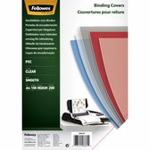 Fellowes schutbladen A4 transparant 200 micron 100 stuks PVC