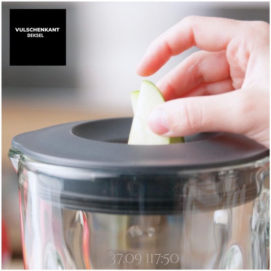 Zavira® Blender - Sinasappelpers - Smoothie - Zwart - 1,75 L van Zavira — afbeelding 4