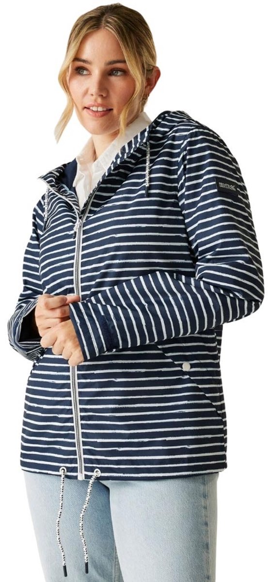 Regatta Bayletta II Painterly Stripe Zomerjas Dames Marineblauw