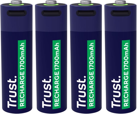 Pile domestique Trust 25631 Pile rechargeable AA